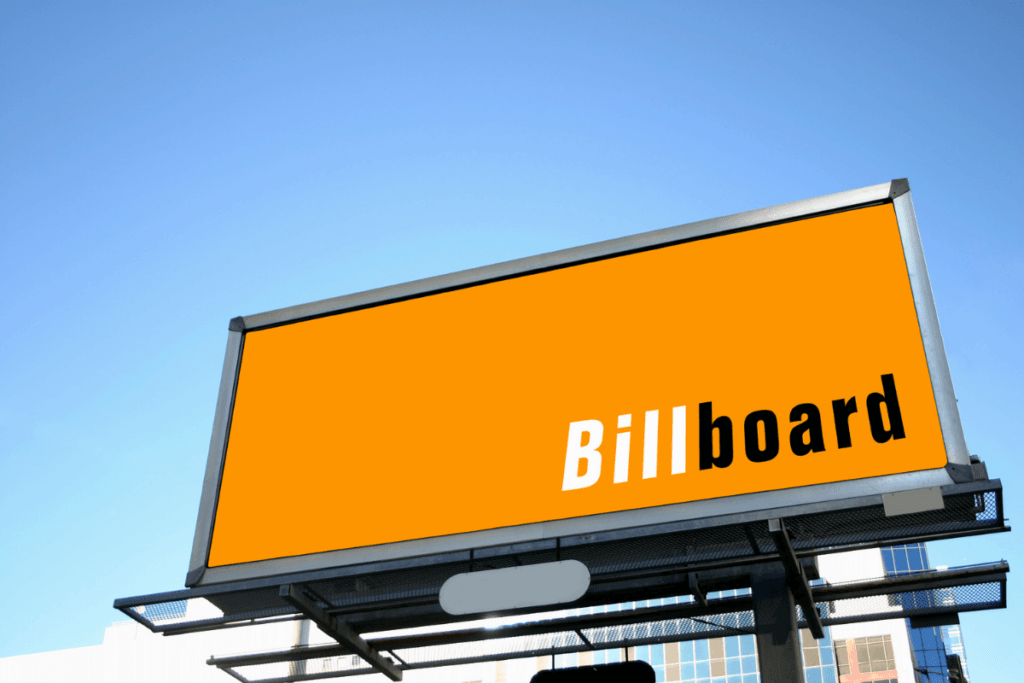 outdoor advertising option