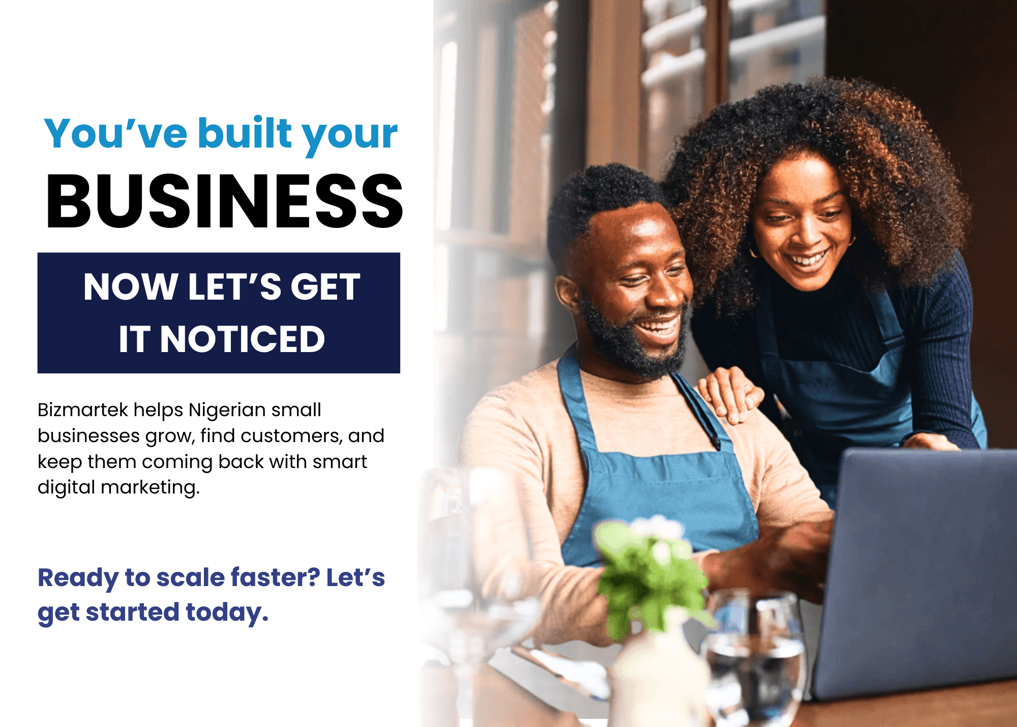 Bizmartek digital marketing and business growth advertisement