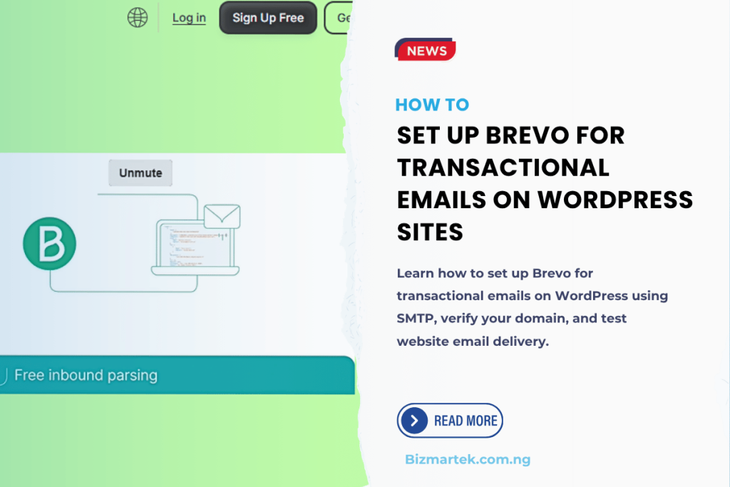 ContentBlog Post Images 26 Setting up Brevo for transactional emails on WordPress helps your website send essential messages, including password resets, order confirmations, contact form notifications, and account registration emails. The process involves creating a Brevo account, authenticating your sending domain, generating SMTP credentials or an API key, connecting Brevo to WordPress, and testing email delivery. This guide explains each step, including common configuration problems and how to troubleshoot them.