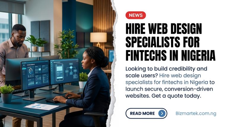 Fintech web design professionals 20261022191213 Trust, compliance, and user retention define success in financial technology. At Bizmartek Digital Services, we engineer conversion-focused web solutions tailored for Nigerian fintechs. From secure architectures and seamless customer onboarding paths to clear regulatory trust signals, our designs convert skeptical visitors into active product users. Partner with specialists who understand how to translate complex financial products into high-performing digital experiences that drive measurable business growth across Nigeria's dynamic market.