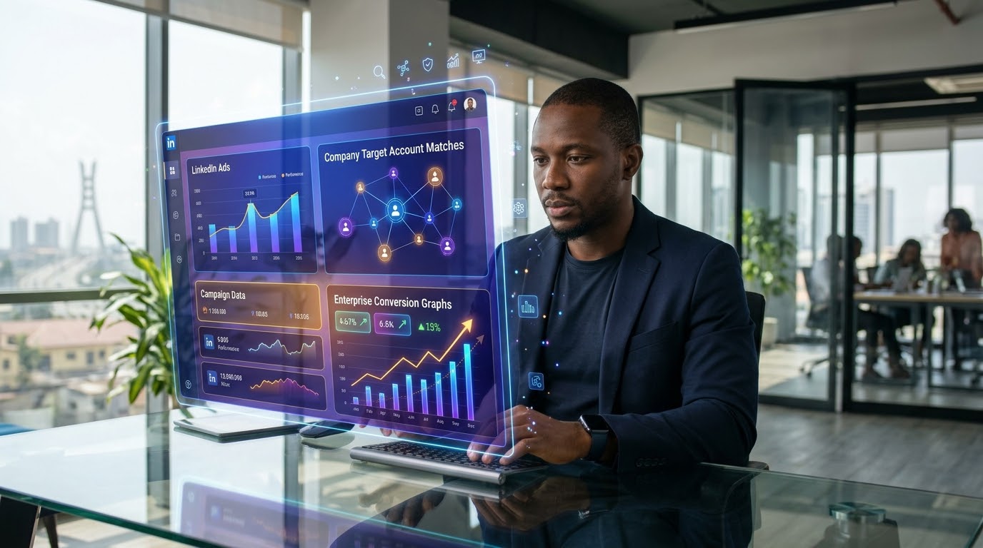 Example of a digital marketing and business growth visual